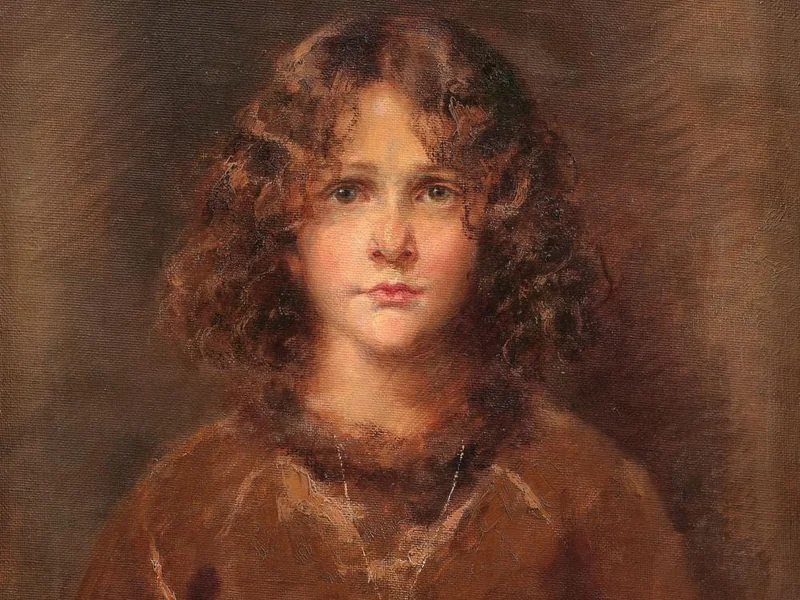 1872-Costin Petrescu - Ritratto di una bambina